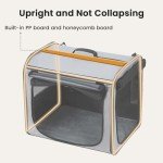 Lightweight Dog Car Carrier with Breathable Windows