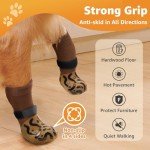 Anti-Slip Dog Socks with Grips for Seniors