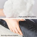 Cozy Gradient Grey Dog Sofa Bed Mat