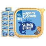 Edgard Cooper Salmon & Turkey Wet Dog Food 11x150g