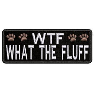 Cute Dog Paws Embroidered Iron-On Patch Badge