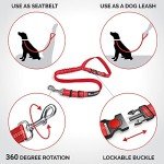 Adjustable Headrest Dog Car Seat Belt - 2 Pack