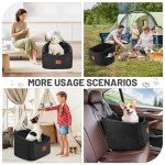 Memory Foam Dog Car Seat for Small to Medium Pets