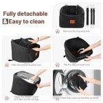 Memory Foam Dog Car Seat for Small to Medium Pets