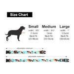 Adjustable Nylon Dog Collar with Fun Patterns