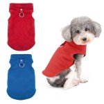 Cozy Fleece Dog Jumpers - 2 Pack Set