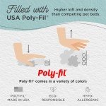 Sheri’s Calming Donut Dog Bed, Charcoal Mink 23