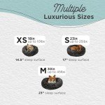 Sheri’s Calming Donut Dog Bed, Charcoal Mink 23