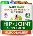 BARK&SPARK Joint Chews for Senior Dogs - 60 Count