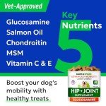 BARK&SPARK Joint Chews for Senior Dogs - 60 Count