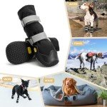 OHCOZZY Waterproof Anti-Slip Dog Boots - 4 Pack
