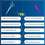 Professional Stainless Steel Dog Grooming Scissors - 6.5