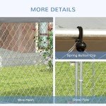 PawHut Outdoor Dog Kennel with UV-Resistant Roof