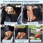 Pettycare Waterproof Dog Car Seat Cover Hammock