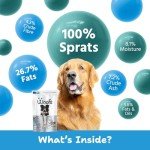 WOOFS Natural Dried Sprats Dog Treats - 100g