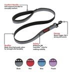 Halti Dog Lead, Small Black, 1.2m, Comfortable