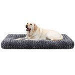 Extra Large Washable Dog Bed - Dark Grey