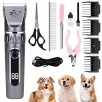 VSSHE Low Noise Rechargeable Dog Grooming Clippers