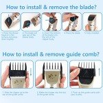 VSSHE Low Noise Rechargeable Dog Grooming Clippers