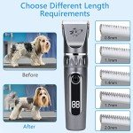 VSSHE Low Noise Rechargeable Dog Grooming Clippers