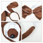 4-Piece Dog Costume Set for Halloween Fun