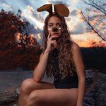 4-Piece Dog Costume Set for Halloween Fun