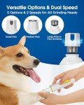 FURBONA Dog Nail Grinder with LED Light
