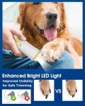 FURBONA Dog Nail Grinder with LED Light