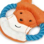 Little Petface Flingy Fox Flyer Dog Toy