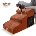 Cozy Foam Dog Steps for Easy Bed Access