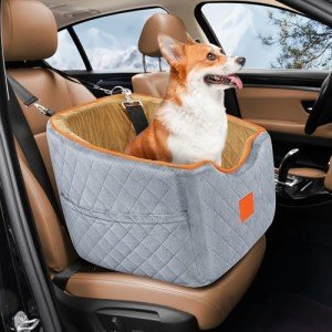 Memory Foam Booster Car Seat for Small Dogs