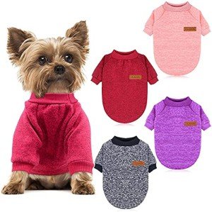 Cozy Knit Sweater Set for Small Dogs