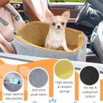 Memory Foam Booster Car Seat for Small Dogs