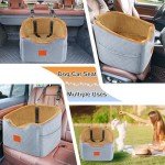 Memory Foam Booster Car Seat for Small Dogs