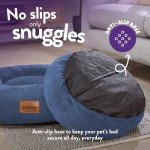 Donut Dog Bed - Anti-Anxiety & Washable Comfort