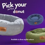 Donut Dog Bed - Anti-Anxiety & Washable Comfort