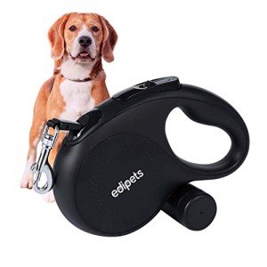 Edipets Retractable Dog Lead - 8 Metres Black