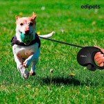 Edipets Retractable Dog Lead - 8 Metres Black