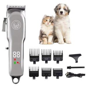 YooGoal Rechargeable Dog Clippers with 6 Guide Combs