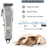 YooGoal Rechargeable Dog Clippers with 6 Guide Combs