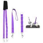 Adjustable Dog Grooming Harness Strap - 3 Pack