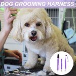 Adjustable Dog Grooming Harness Strap - 3 Pack