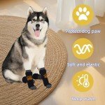 Anti-Slip Dog Socks with Adjustable Strap - Medium