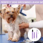 Adjustable Dog Grooming Harness Strap - 3 Pack