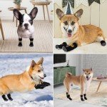 Anti-Slip Dog Socks with Adjustable Strap - Medium