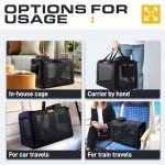 PetProved Collapsible Dog and Cat Travel Carrier