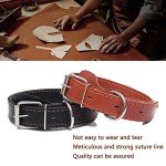 SweetyMooMoo Leather Dog Collar for Large Dogs