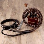 SweetyMooMoo Leather Dog Collar for Large Dogs