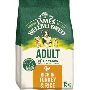 James Wellbeloved Turkey & Rice Adult Dog Food 15kg