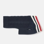 Navy Knit Winter Sweater for Small Dogs